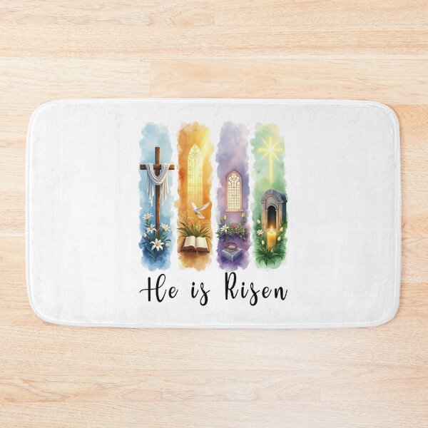 Item preview, He is Risen Jesus Christian Happy Easter designed and sold by Blok45.
