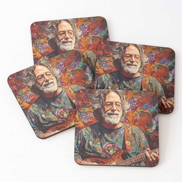 Item preview, Psychedelic Jerry Garcia Art – Grateful Dead Inspired Design designed and sold by PixelMuse2024.