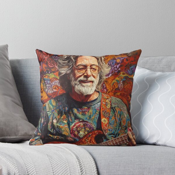 Item preview, Psychedelic Jerry Garcia Art – Grateful Dead Inspired Design designed and sold by PixelMuse2024.