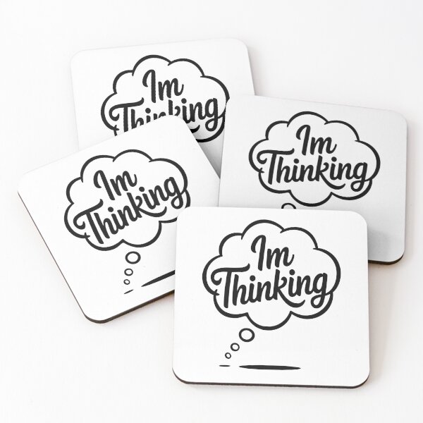Item preview, Simple I'm Thinking Thought Bubble designed and sold by Taans-Creation.
