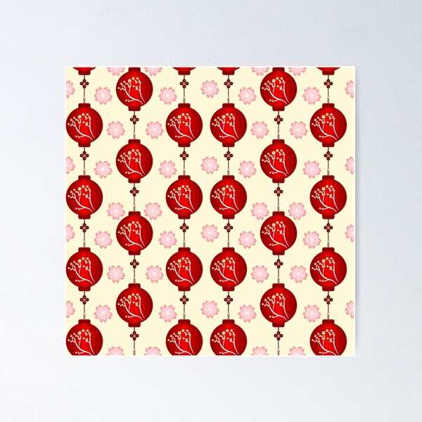 Item preview, Organized into various oriental patterns Mixed background Asia pattern graphic design elements gold red designed and sold by Suthicha.