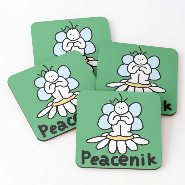 Item preview, Peacenik Peace Man_On the Flower designed and sold by cocopi-design.