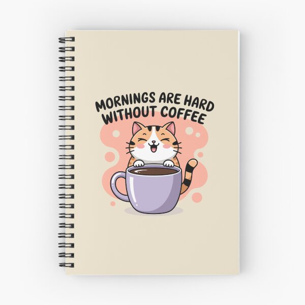 Item preview, Mornings Are Hard Without Coffee designed and sold by SignumShop.