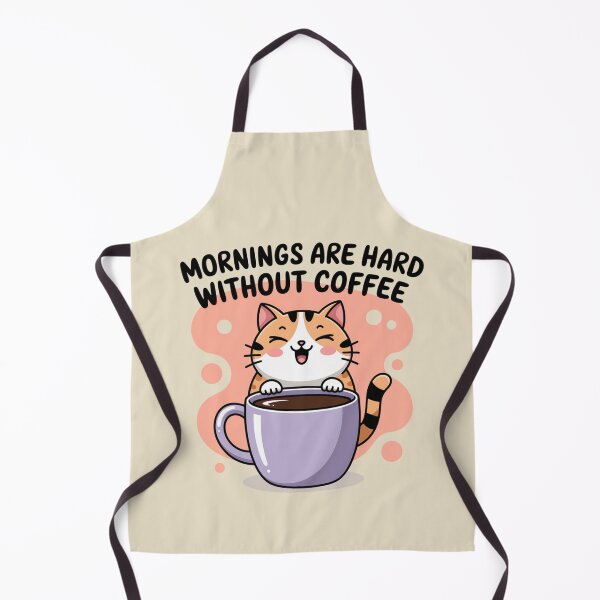 Item preview, Mornings Are Hard Without Coffee designed and sold by SignumShop.