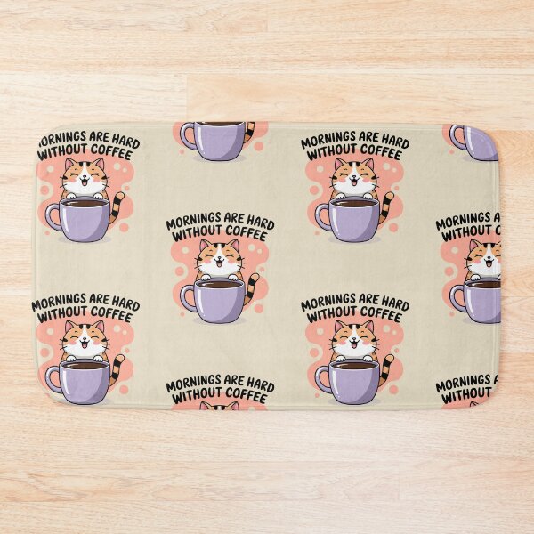 Item preview, Mornings Are Hard Without Coffee designed and sold by SignumShop.