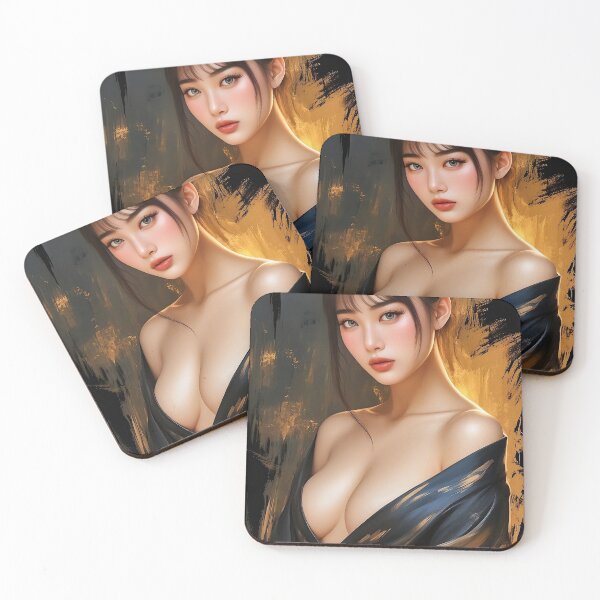Item preview, Digital Painting of Sunshine Hot on a Golden Background designed and sold by EssenceX.