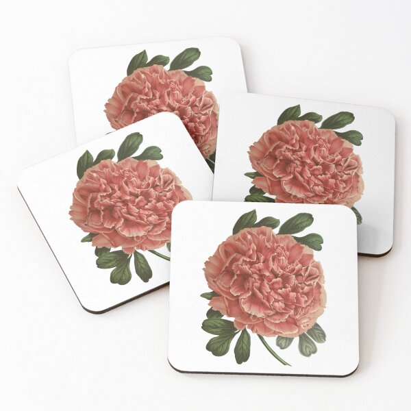 Aperçu de l'œuvre Fleur de pivoine rose antique créée et vendue par IrisAndIvy.