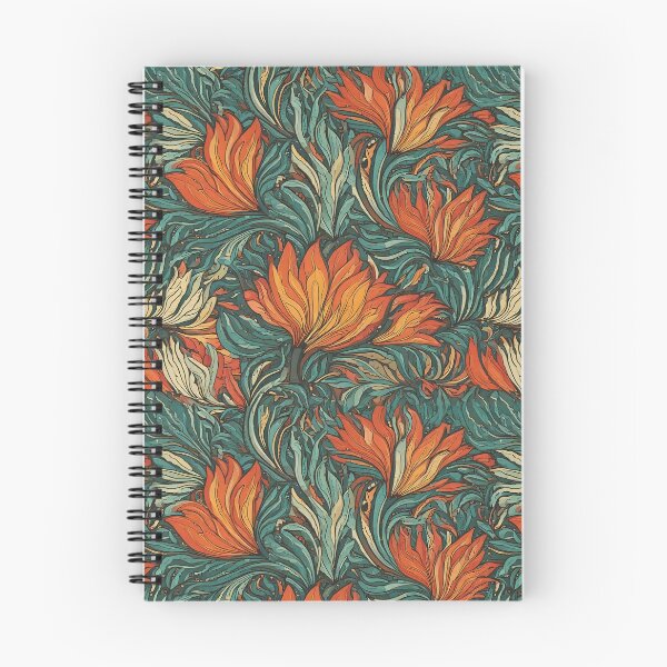 Item preview, Floral petals burst abstract pattern designed and sold by Designbes.