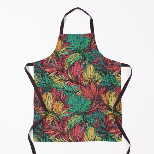 Item preview, Floral abstract burst pattern designed and sold by Designbes.