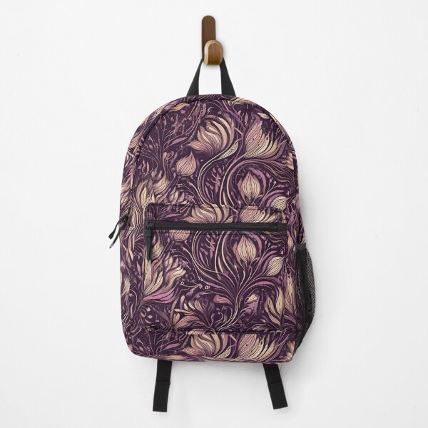 Item preview, Abstract florals curling stems pattern designed and sold by Designbes.