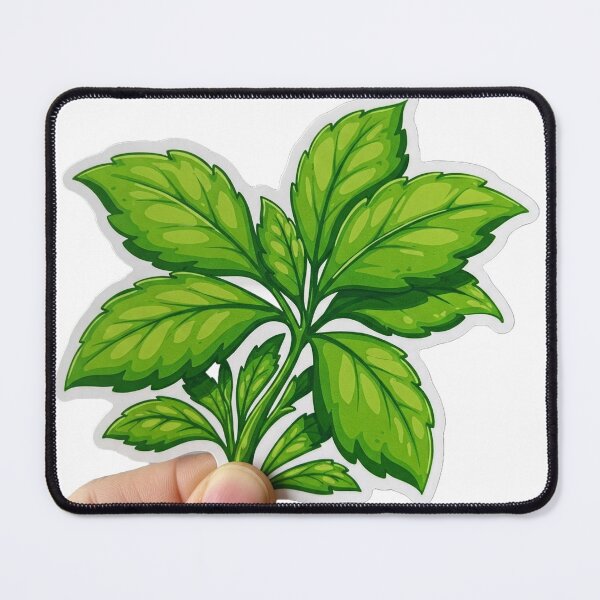 Item preview, Lush Green Leaf Sticker - Nature Eco Art Print designed and sold by ethnicdigital.
