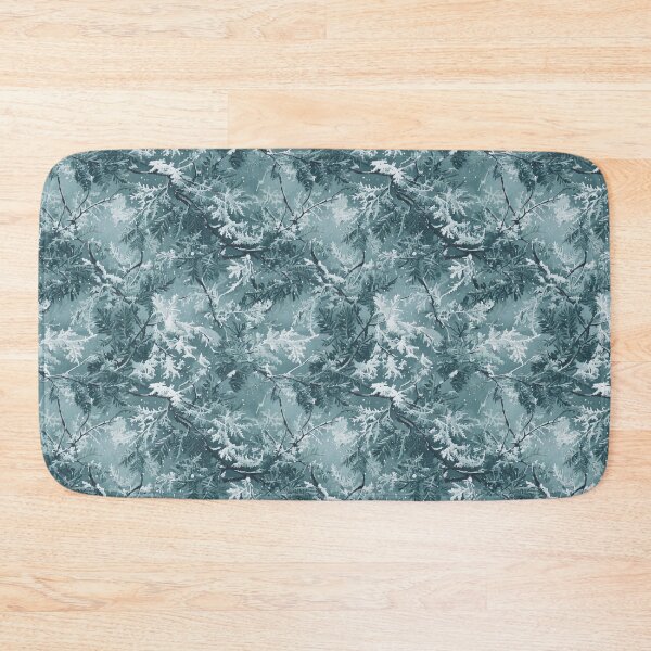 Item preview, winter snow dusted branches with icy textures designed and sold by Designbes.