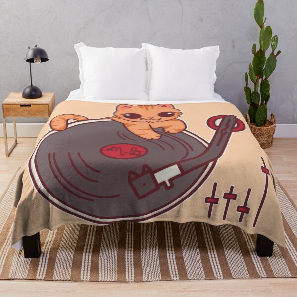 Item preview, DJ Cat on Vinyl Record – Cute Kawaii Music Lover Design designed and sold by BGMeYou.