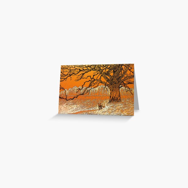 Item preview, A fox under an old oak designed and sold by Mars4art.