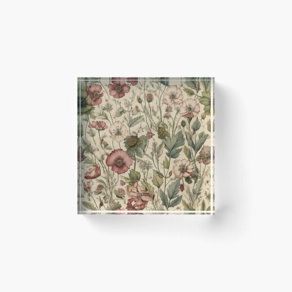 Item preview, botanical illustration of wildflowers designed and sold by Designbes.