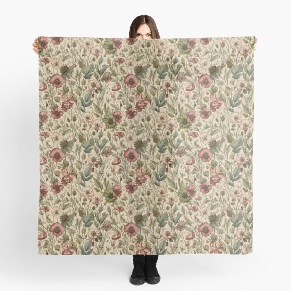 Item preview, botanical illustration of wildflowers designed and sold by Designbes.