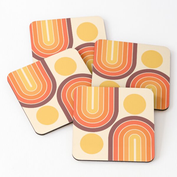 Item preview, Midcentury Modern Geometric Arch I in Retro theme designed and sold by nineFlorals.