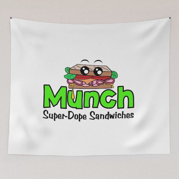 Item preview, MUNCH SUPER-DOPE SANDWICHES designed and sold by StingRayTShirt.