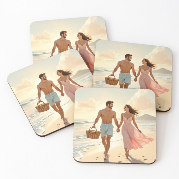 Item preview, Vintage Beach Holiday Postcards 3 designed and sold by SteadyRolling.