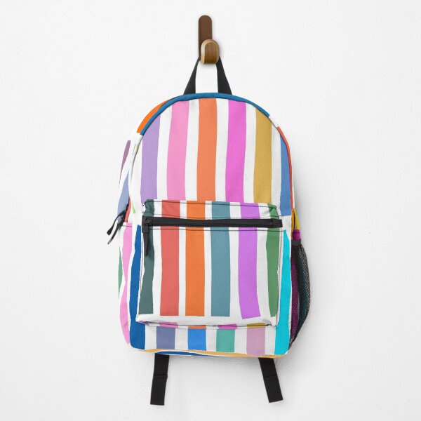 Item preview, Colorful Wavy Striped Abstract Pattern designed and sold by JuneJournal.