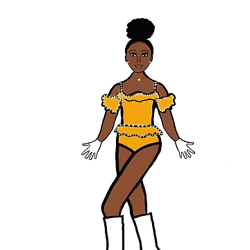 Artwork thumbnail, Gold Ruffle #1 by TheStyleofU