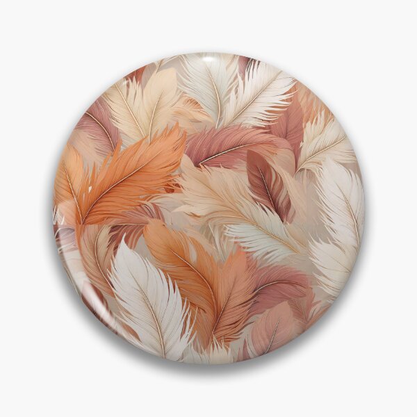 Item preview, Coquette fluffy feathers pattern designed and sold by Designbes.