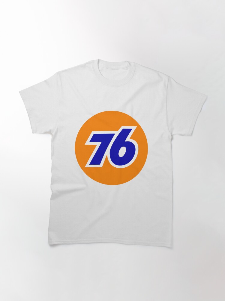 Thumbnail 3 of 7, Classic T-Shirt, 76 Gas logo designed and sold by tfmotorworks.
