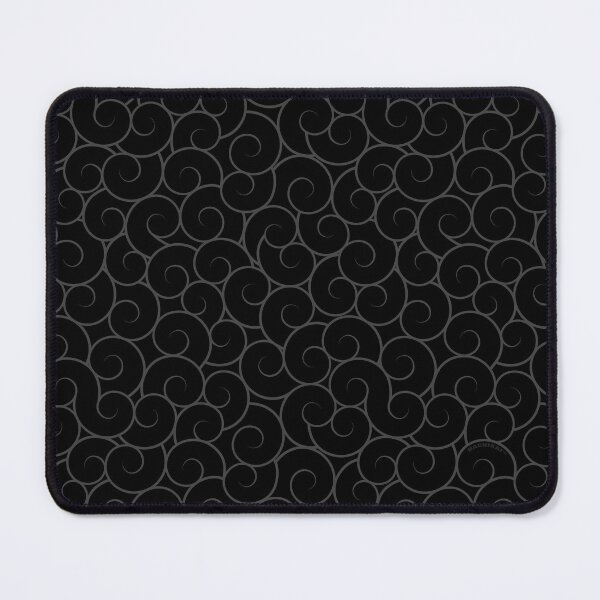 Item preview, Swirl Pattern (black & grey) designed and sold by Hachikai.