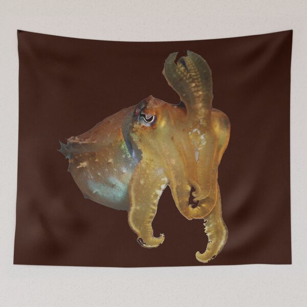 Item preview, Dramatic Yellow Cuttlefish designed and sold by ScubaPrincesss.