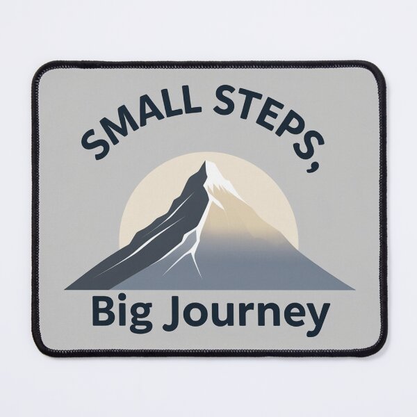 Item preview, Small steps, big journey design designed and sold by Motivated Sensei.