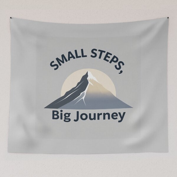 Item preview, Small steps, big journey design designed and sold by Motivated Sensei.
