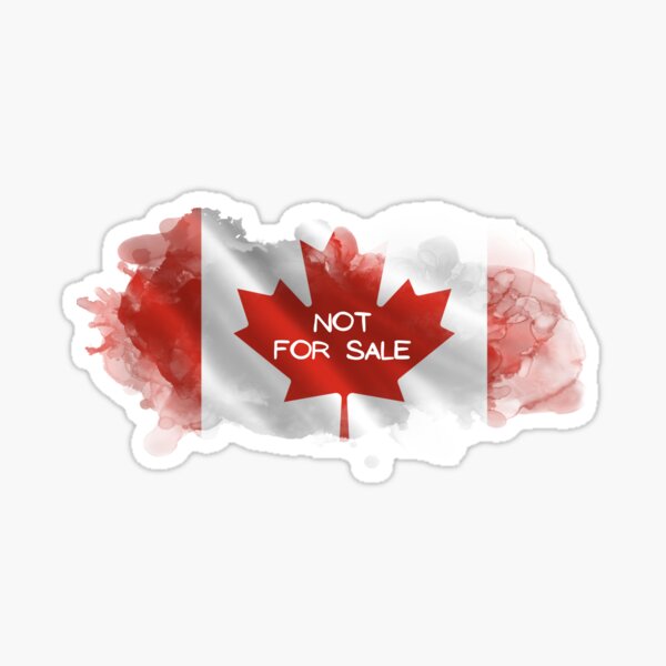 Item preview, "Canada - Not for Sale!"  designed and sold by Mama.Does.Designs.