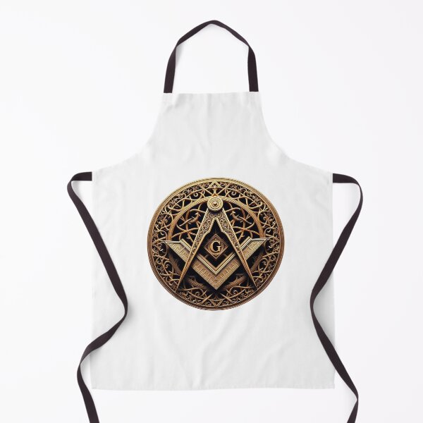 Item preview, Gold square and compass with "G" designed and sold by Trying to survive.
