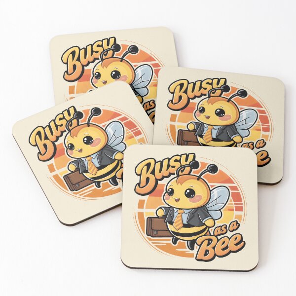 Item preview, Busy As A Bee – Cute Bee Pun Design designed and sold by Jollys-ArtShop.
