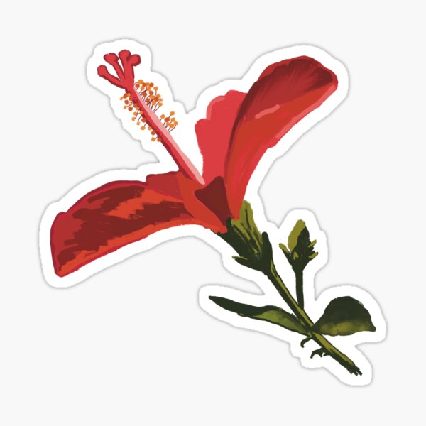 Item preview, Hibiscus Flower designed and sold by Klock & Bloom.
