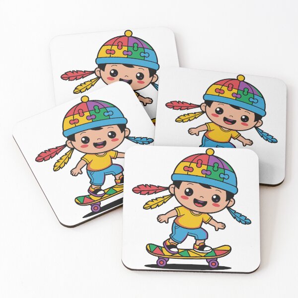 Item preview, Skateboarding autism awareness  designed and sold by marfanna.