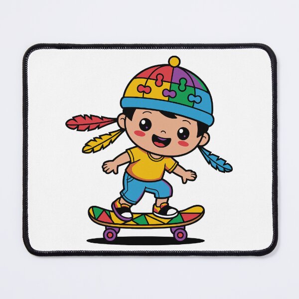 Item preview, Skateboarding autism awareness  designed and sold by marfanna.