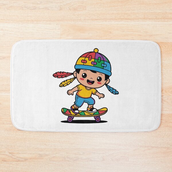 Item preview, Skateboarding autism awareness  designed and sold by marfanna.