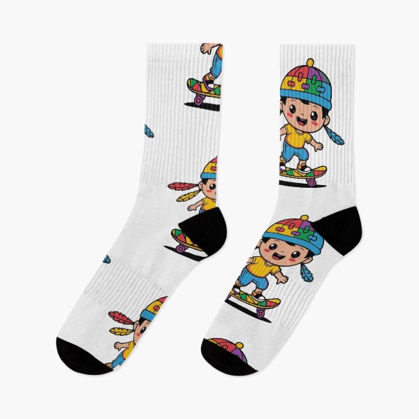 Item preview, Skateboarding autism awareness  designed and sold by marfanna.