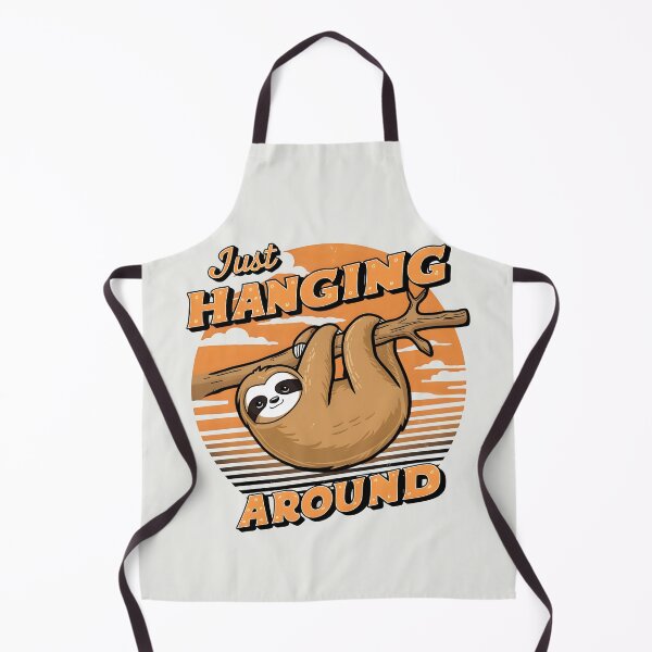 Item preview, Just Hanging Around – Cute Sloth Pun Design designed and sold by Jollys-ArtShop.