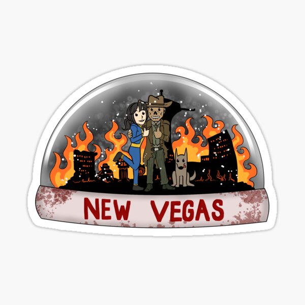 Vista previa del artículo con la obra «Bola de nieve de New Vegas», diseñado y vendido por Faembrosia.