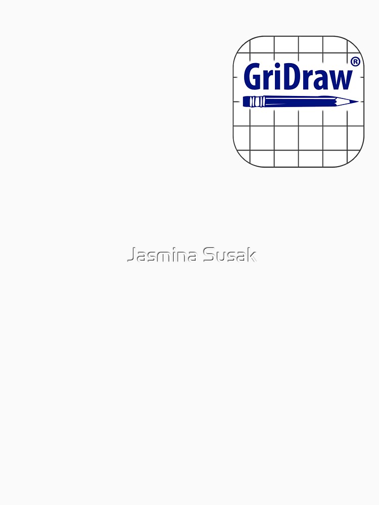 Thumbnail 3 of 3, V-Neck T-Shirt, GriDraw designed and sold by JasminaSusak.