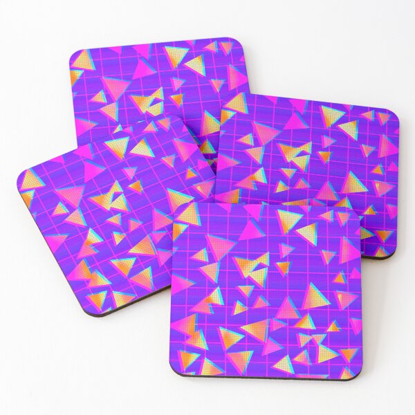 Item preview, Retro Neon Trianges designed and sold by DorcusHopei.