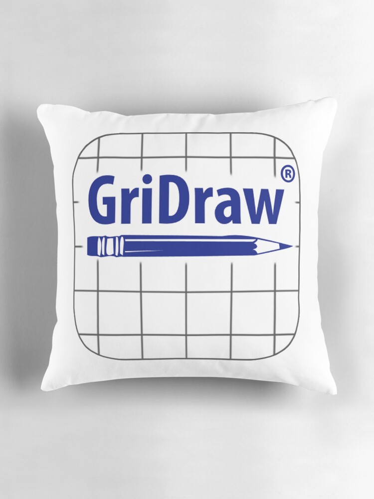Thumbnail 3 of 4, Pillow, GriDraw designed and sold by JasminaSusak.