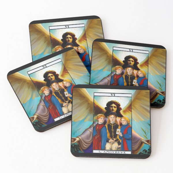 Item preview, The Tarot Deck: The Lovers L'Amoureux V2 designed and sold by Helios Be. Lavsh.