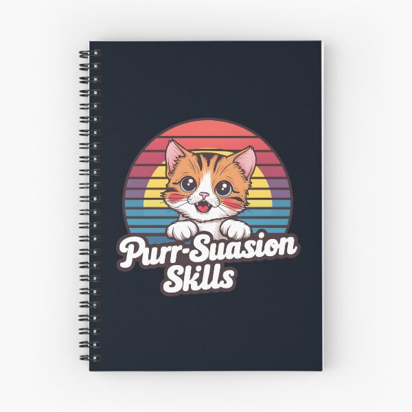 Item preview, Purr-suasion Skills – Cute Kitten Pun Design designed and sold by Jollys-ArtShop.