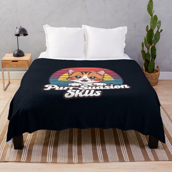 Item preview, Purr-suasion Skills – Cute Kitten Pun Design designed and sold by Jollys-ArtShop.