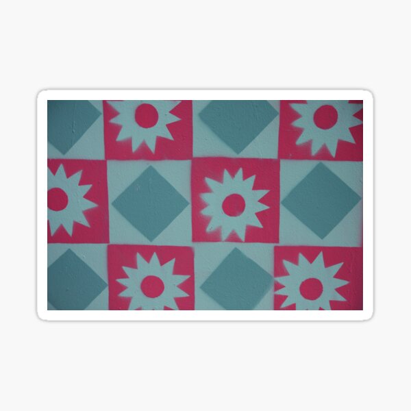Item preview, pattern in turquoise and pink designed and sold by nchenga.