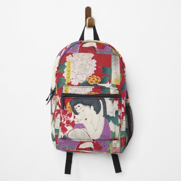 Item preview, "Ukiyo-e: 'Bijin Shichiyouka Series - Jūyon-i Takakura Toshiko' by Yoshitoshi Tsukioka" designed and sold by store-wasabi.