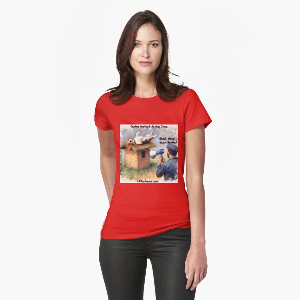 Item preview, Fitted T-Shirt designed and sold by ltcartoons.